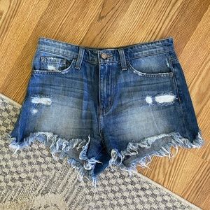 Flying Monkey cutoff jean shorts